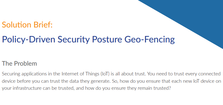 Policy-Driven Security Posture Geo-Fencing
