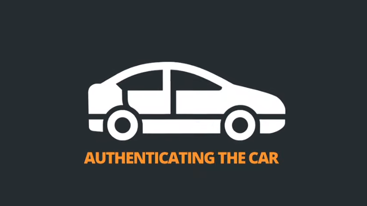 authenticating the car